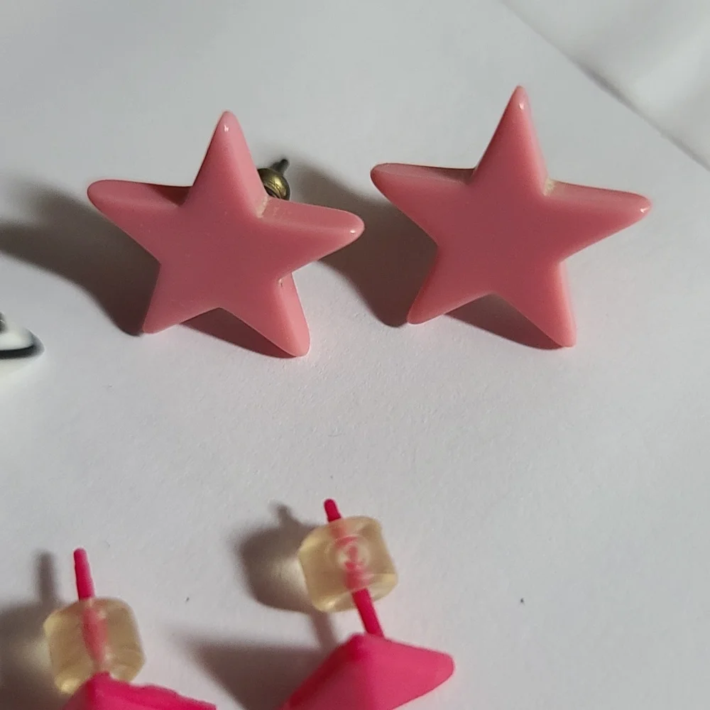 ❤️Set of 3  vintage 80s earrings - Picture 4 of 5